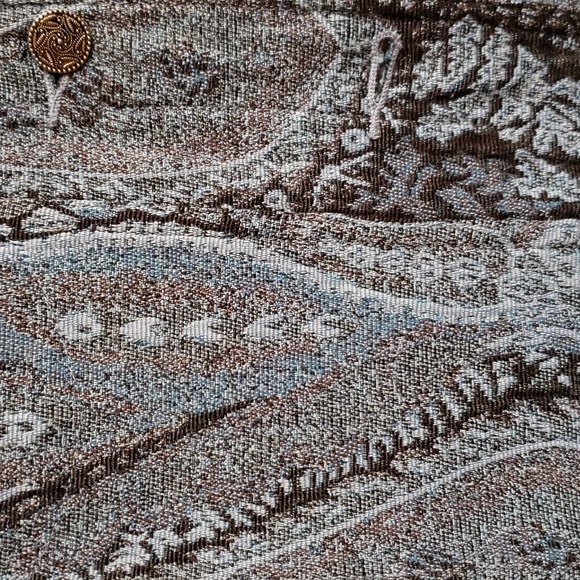 Blue Paisley Christopher & Banks Blazer, Medium - Picture 7 of 7